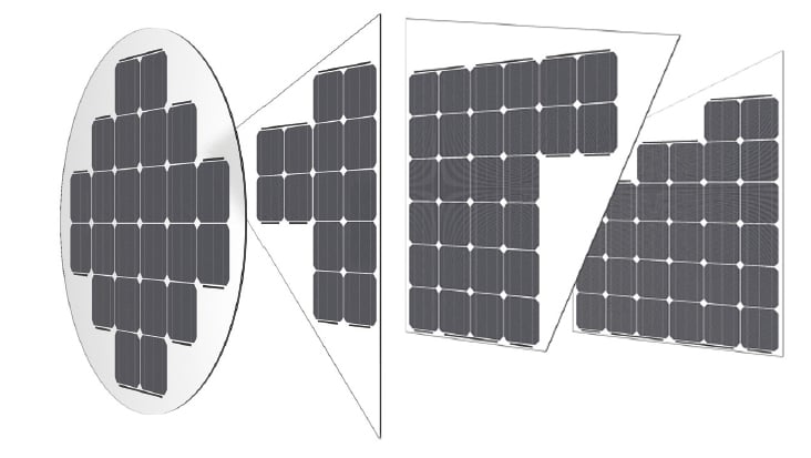 Geometrische vormen ENERGYFACADE SI CUSTOM