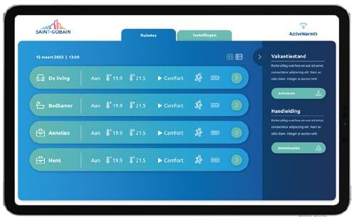 Interface ACTIVEWARMTH