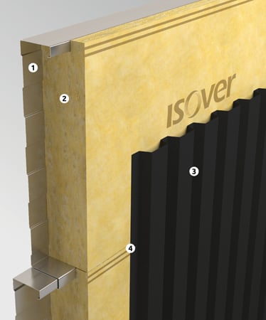 3d binnendoos met verticale beplating