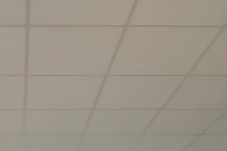 Systeemplafond zonder armaturen