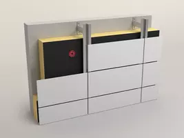 Vliesgevel 3d