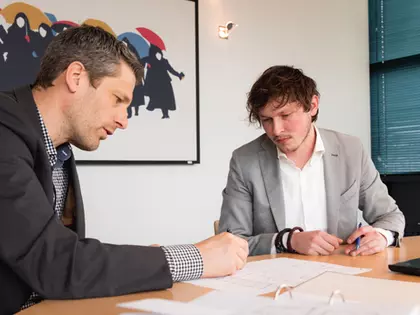 Overleg aan tafel