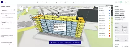 Screenshot CONNECT 3D interactieve gebouwanalyse