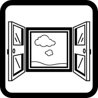 Open window