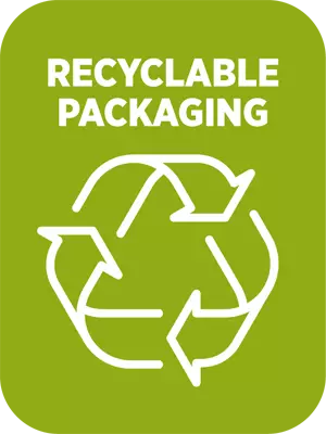 Logo recyclable packaging