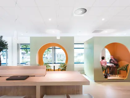 Ecophon Focus A in kantooromgeving