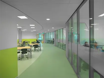 Eurocoustic Minerval in schoolomgeving