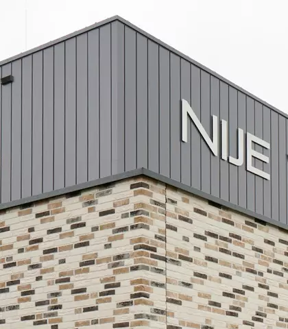 Sporthal Nije Westermar buitenzijde